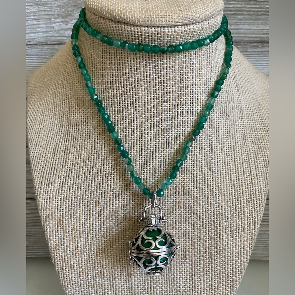 Harmony Ball Necklace, Angel Callers, Archangel Raphael